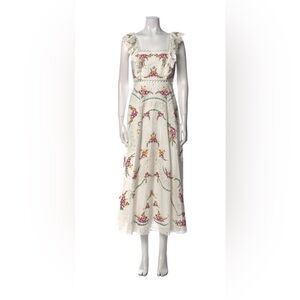 Zimmermann Allia Cross stitch dress